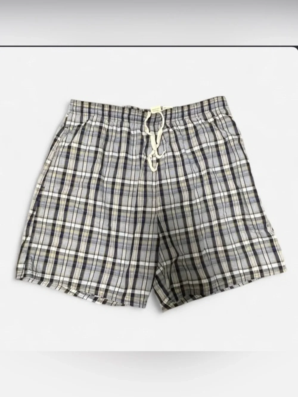 Vintage 90’s Eddie Bauer Plaid Swim Shorts